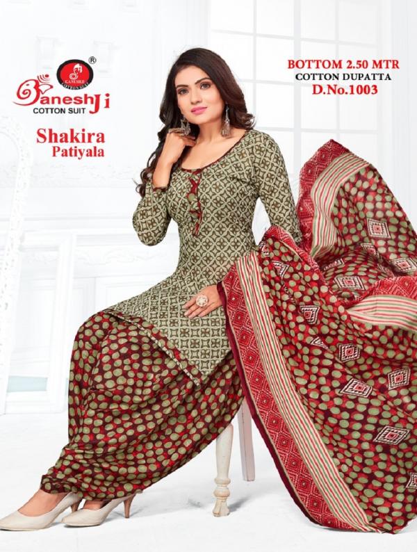 ganeshji shakira vol 1 cotton  Dress Material Collection